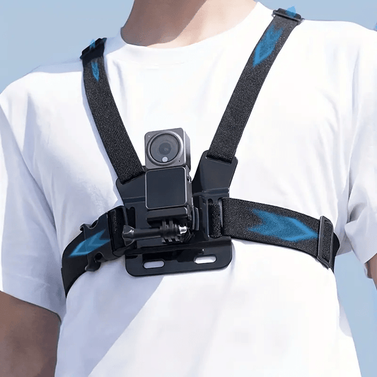 360 Rotating Cellphone Holder Chest Harness for Outdoor Sports