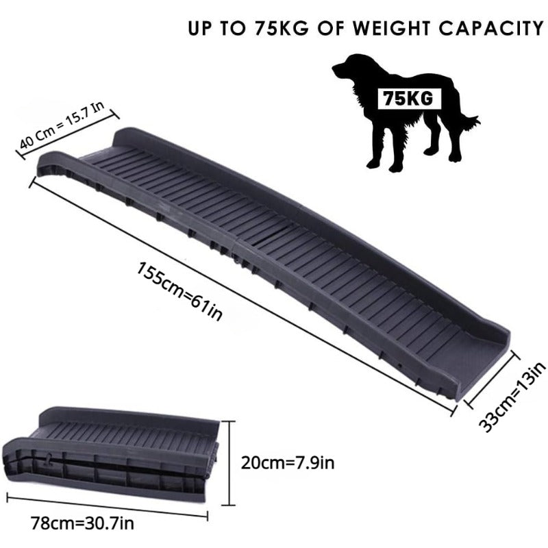 Portable Folding Dog Ramp for Cars Lightweight Pet Collapsible Car Ramp