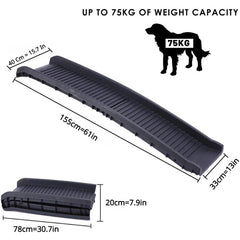 Portable Folding Dog Ramp for Cars Lightweight Pet Collapsible Car Ramp