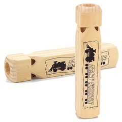 Wooden Train Whistle Train Party Favor Theme Birthday Decoration