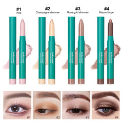 4 Brightening Shimmer Eyeshadow Pens Waterproof Eye Highlighter