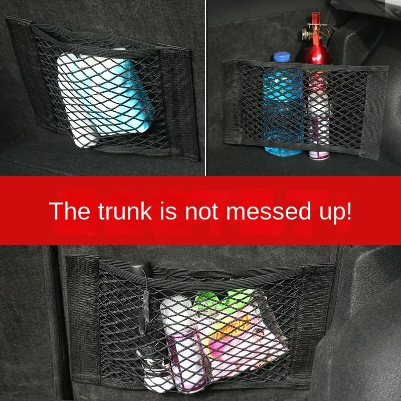 Double Layer Storage Net Bag Cabinet Door Garbage Bag Net Bag