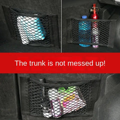 Double Layer Storage Net Bag Cabinet Door Garbage Bag Net Bag