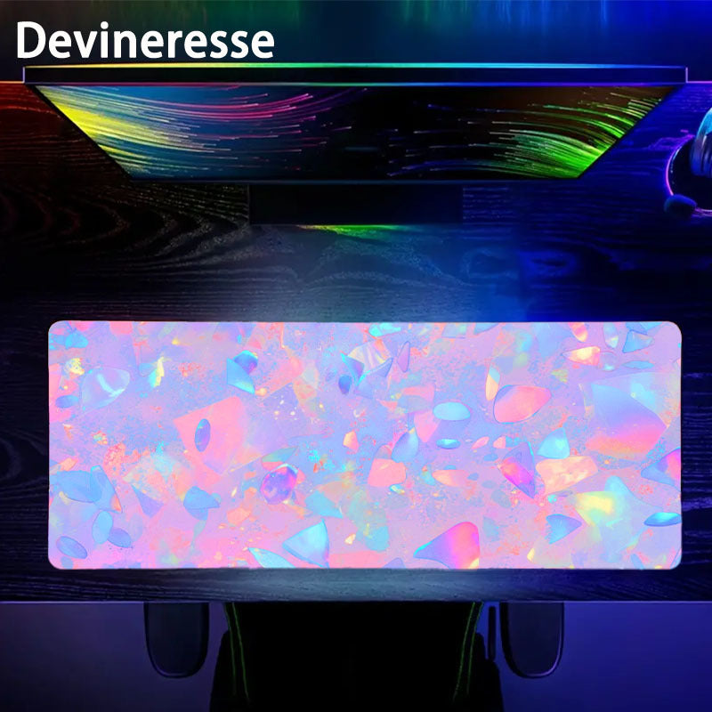 Pink Non-slip Mouse Pad Desk Mat Office Supplies