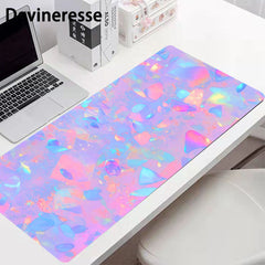 Pink Non-slip Mouse Pad Desk Mat Office Supplies