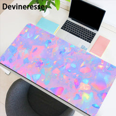 Pink Non-slip Mouse Pad Desk Mat Office Supplies