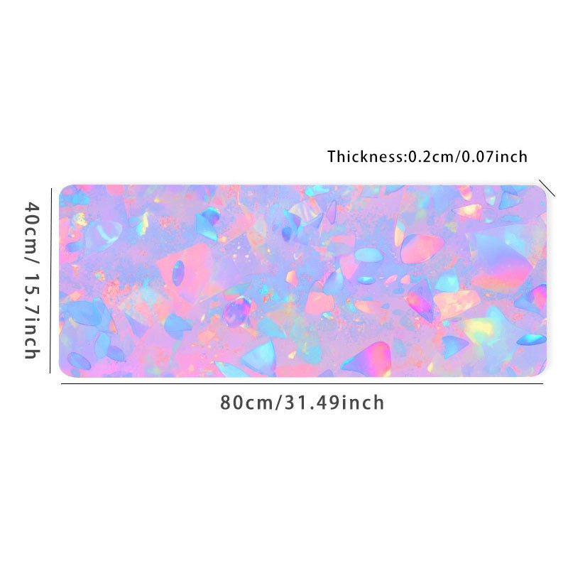 Pink Non-slip Mouse Pad Desk Mat Office Supplies