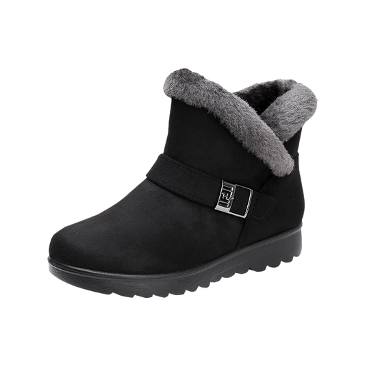 Women's Non slip Medium Tube Snow Boots Warm Hiking Shoes