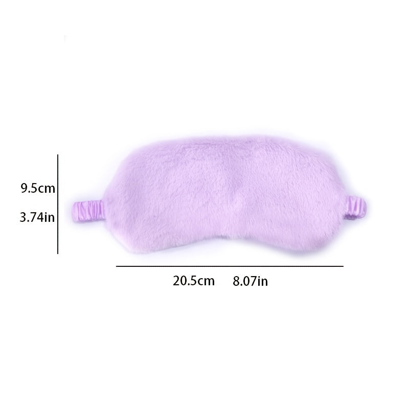 Plush Eye Mask Breathable Sleeping Aid