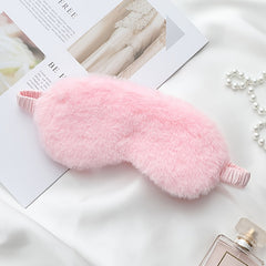 Plush Eye Mask Breathable Sleeping Aid