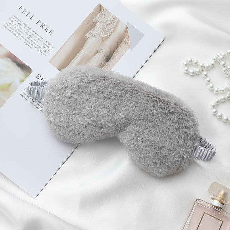 Plush Eye Mask Breathable Sleeping Aid