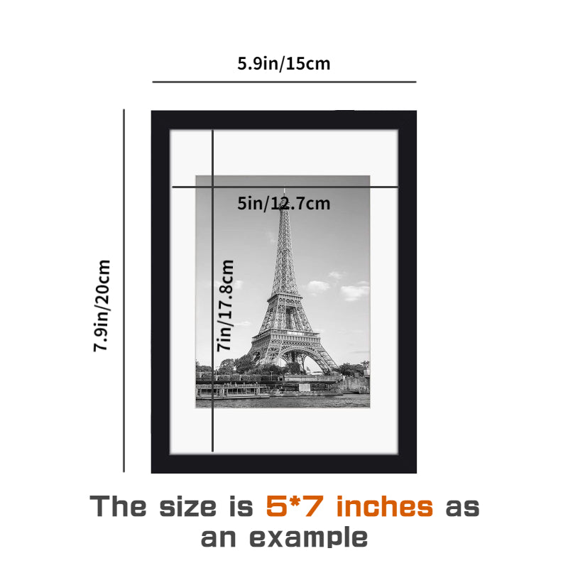 3pcs Hanging Photo Picture Frame PVC Transparent DIY Photo Frame