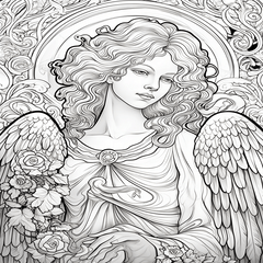 Fantasy Adult Coloring Book - Stress Relief - 25 Pages - Thick Paper
