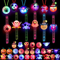 Glowing Finger Ring Brooch Necklace Watch Toys Kids Giveaways