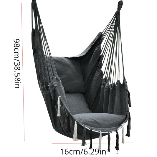 Portable Camping Swing Chair Hammock Seat for Outdoor Relaxation