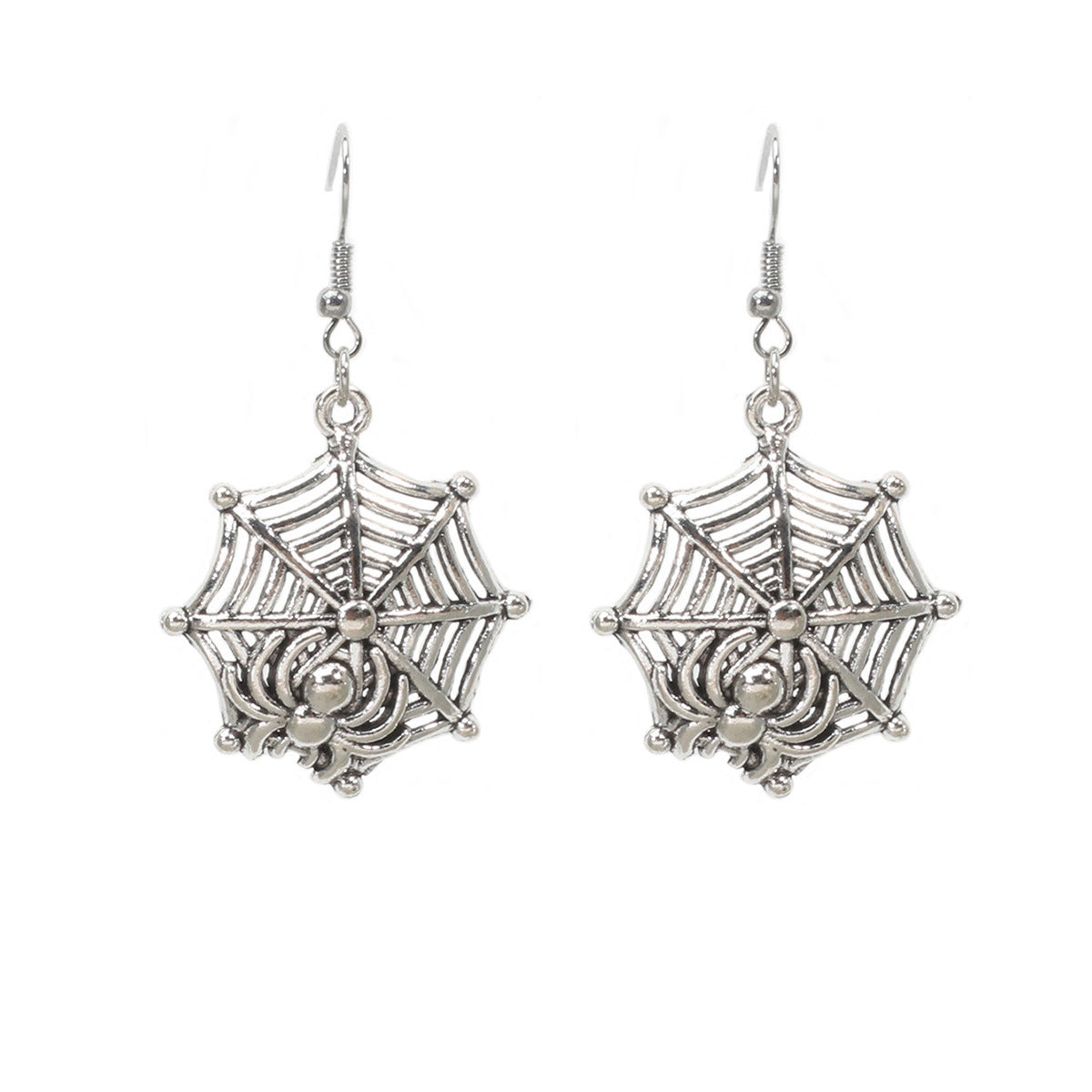 Women Halloween Jewelry Gothic Bat Skull Spider Earrings