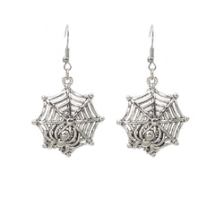 Women Halloween Jewelry Gothic Bat Skull Spider Earrings