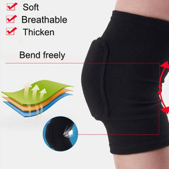 1Pair Compression Knee Pads Non Slip Breathable Knee Support Braces