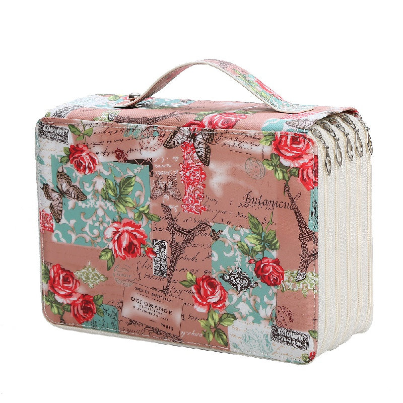 Large Capacity Pencil Case Professional Painting Supplies Storage Bag