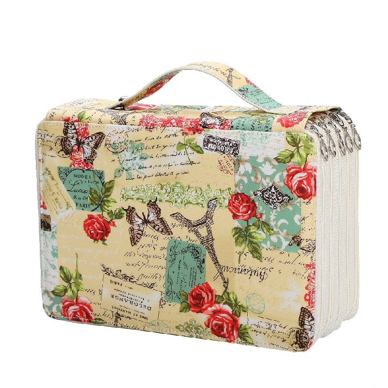 Large Capacity Pencil Case Professional Painting Supplies Storage Bag