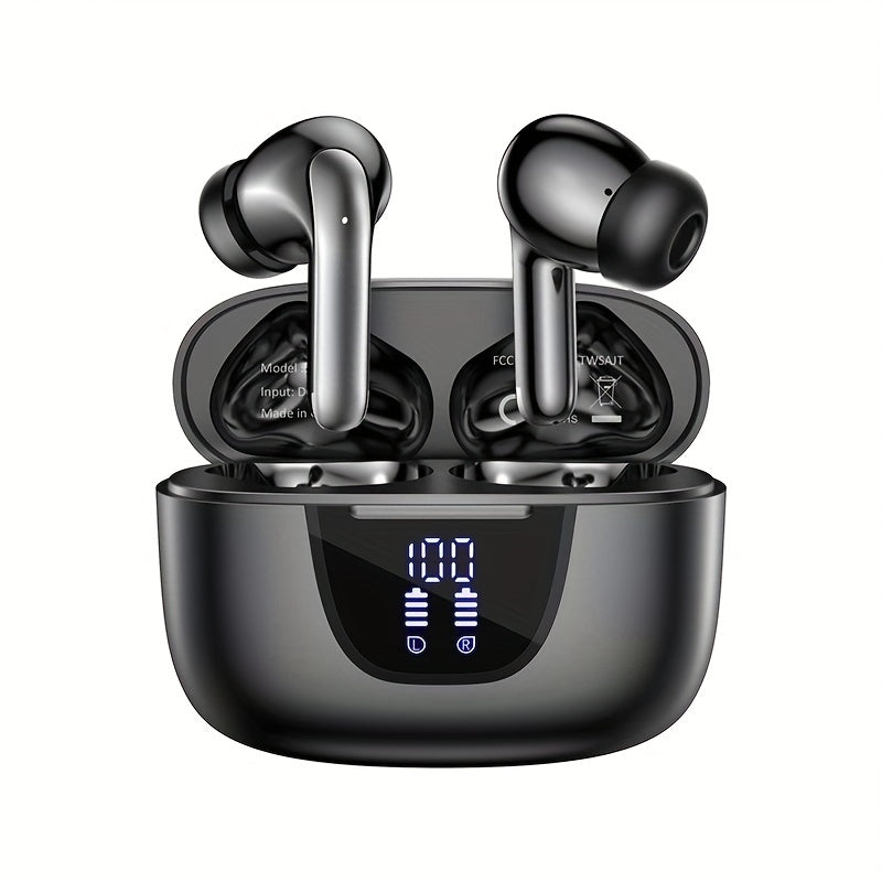 Wireless Headphones with 13mm Speakers, 30 Hr Playback, Noise Canceling Mic
