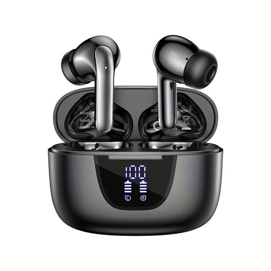 Wireless Headphones with 13mm Speakers, 30 Hr Playback, Noise Canceling Mic