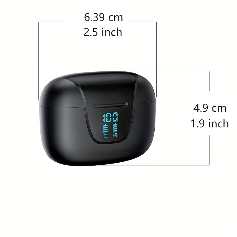 Wireless Headphones with 13mm Speakers, 30 Hr Playback, Noise Canceling Mic