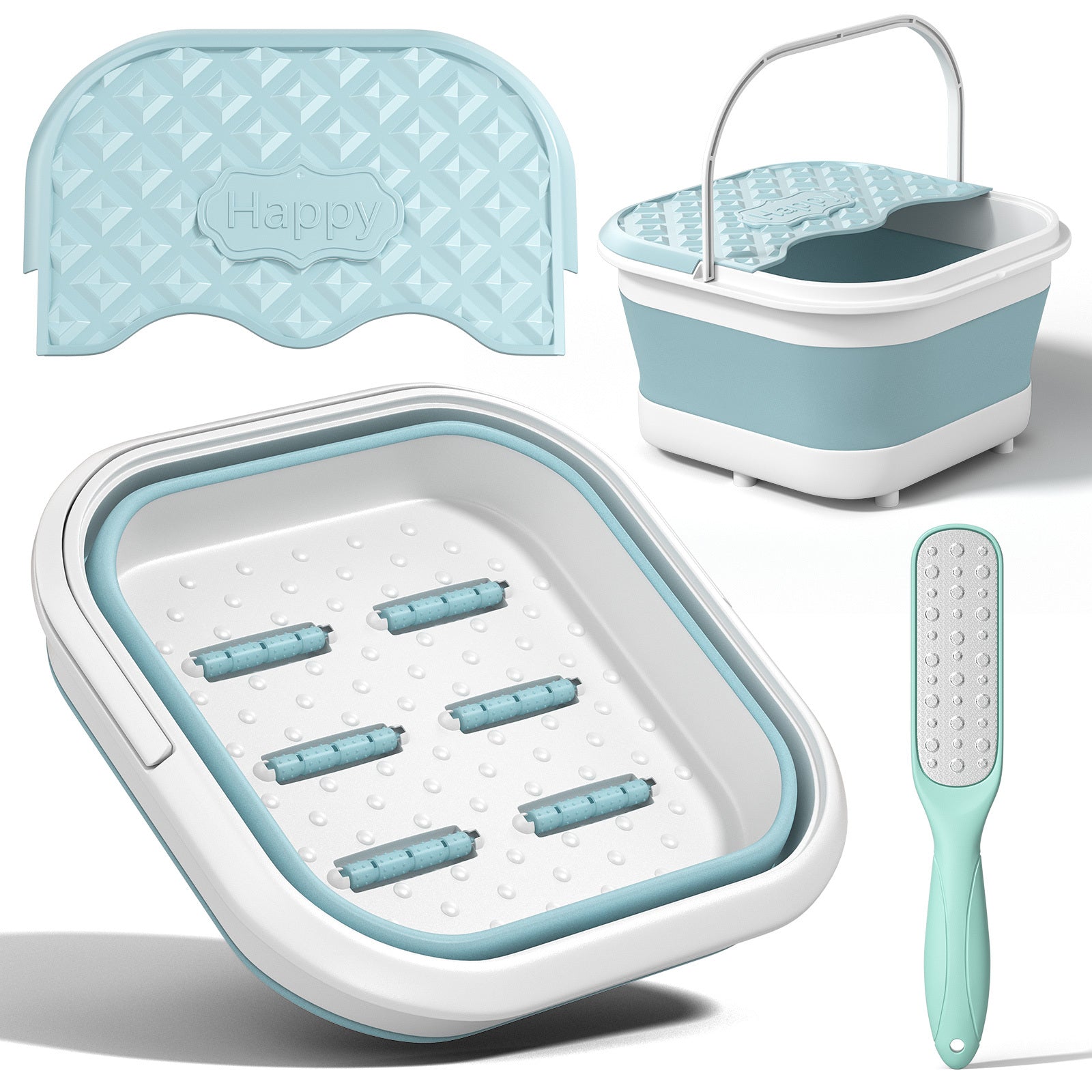 Large Collapsible Foot Bath Tub 15L with Handle