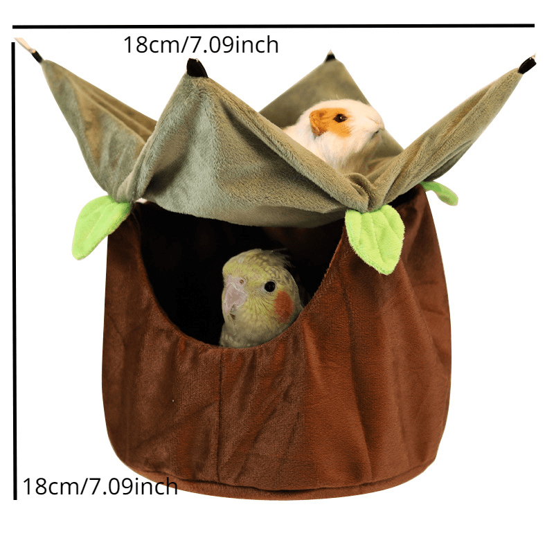 Hanging Parrot House Bird Nest for Budgerigar Cockatiel Sugar Glider