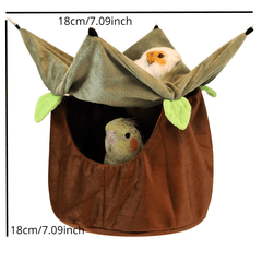 Hanging Parrot House Bird Nest for Budgerigar Cockatiel Sugar Glider