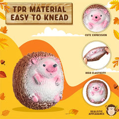 Squeezable Hedgehog Stress Ball Toy