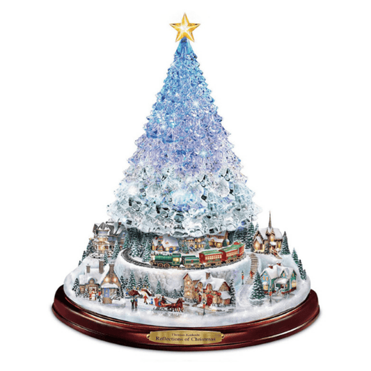 Christmas Stickers Crystal Tree Garland Santa Glass Stickers