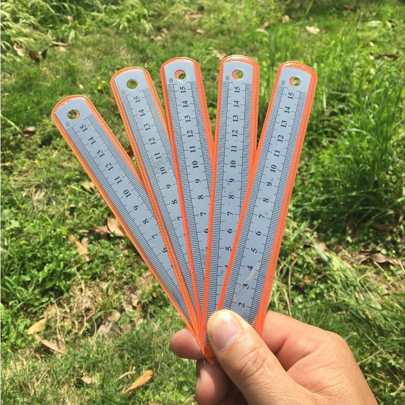 Stainless Steel Ruler 150mm Metric Hot Steel Ruler Primary School Supplies