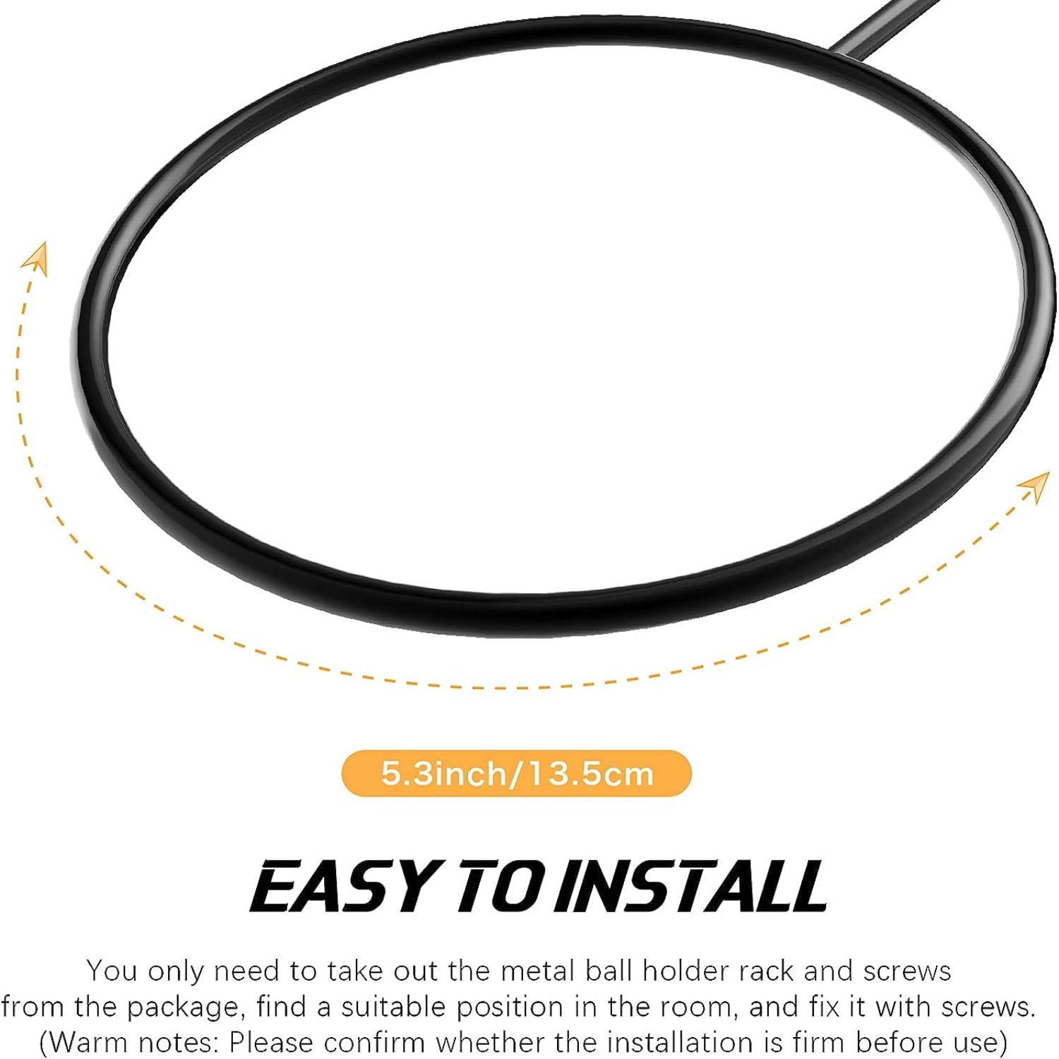 Wall Mount Ball Storage Display Rack Metal Ball Holder