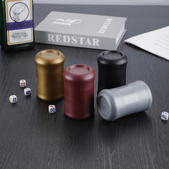 Portable Dice Cup Set 5 Dices Bar KTV Entertainment & Game Fun