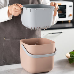 High Portable Wet Garbage Bin Dry And Wet Separation