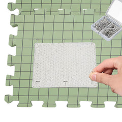4pcs Ultra Thick Foam Knitting Block Mat - Grid Knitting Board