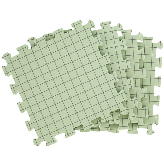 4pcs Ultra Thick Foam Knitting Block Mat - Grid Knitting Board