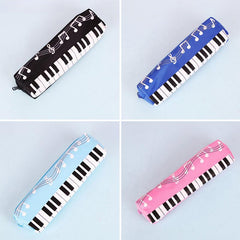 Student Pencil Case Single Layer Oxford Cloth Pen Bag For Girls Boy Musical Note