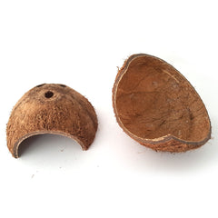 2pcs Natural Coconut Shell Small Pet Shelters