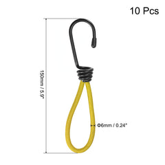 Elastic Cords With Hook 14 99 Cm Tarp Straps Ropes Fixed