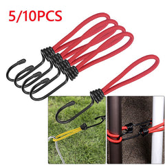 Elastic Cords With Hook 14 99 Cm Tarp Straps Ropes Fixed