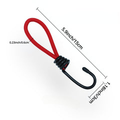 Elastic Cords With Hook 14 99 Cm Tarp Straps Ropes Fixed
