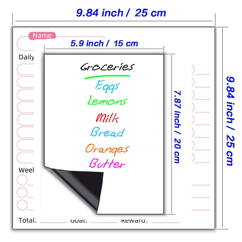 Magnetic Whiteboard Reward and Chore Chart Set