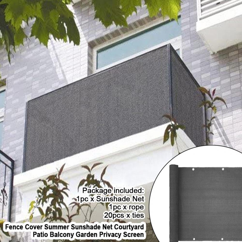 Balcony Privacy Screen Net Sunshade Fence Outdoor Garden Cover
