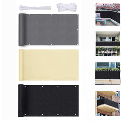 Sunshade Net Ventilation Privacy Screen Balcony Sail Awning Shade Cloth Cover