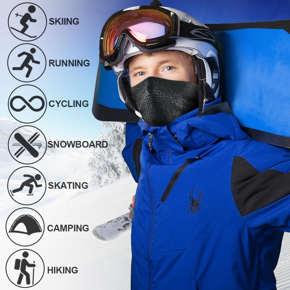 Windproof Breathable Neck Gaiter for Winter Sports