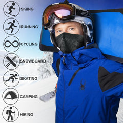 Windproof Breathable Neck Gaiter for Winter Sports