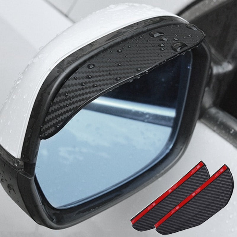 2pcs Rearview Mirror Rain Shield Cover Car Sun Snow Guard