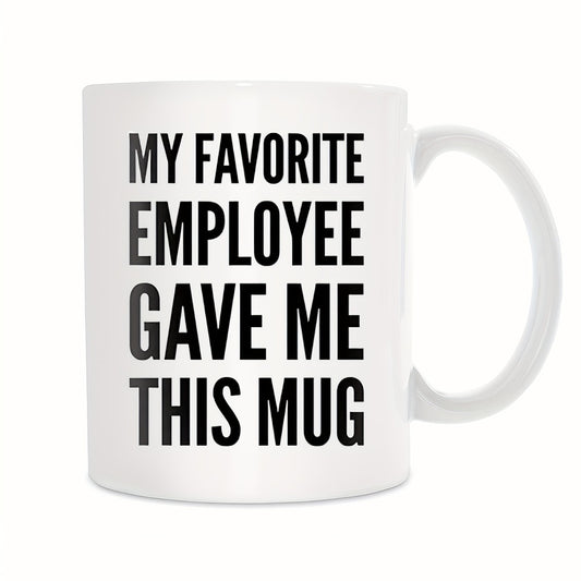 325ml 11oz Letter Printed Ceramic Coffee Mug Cup for Hot or Cold Drinks